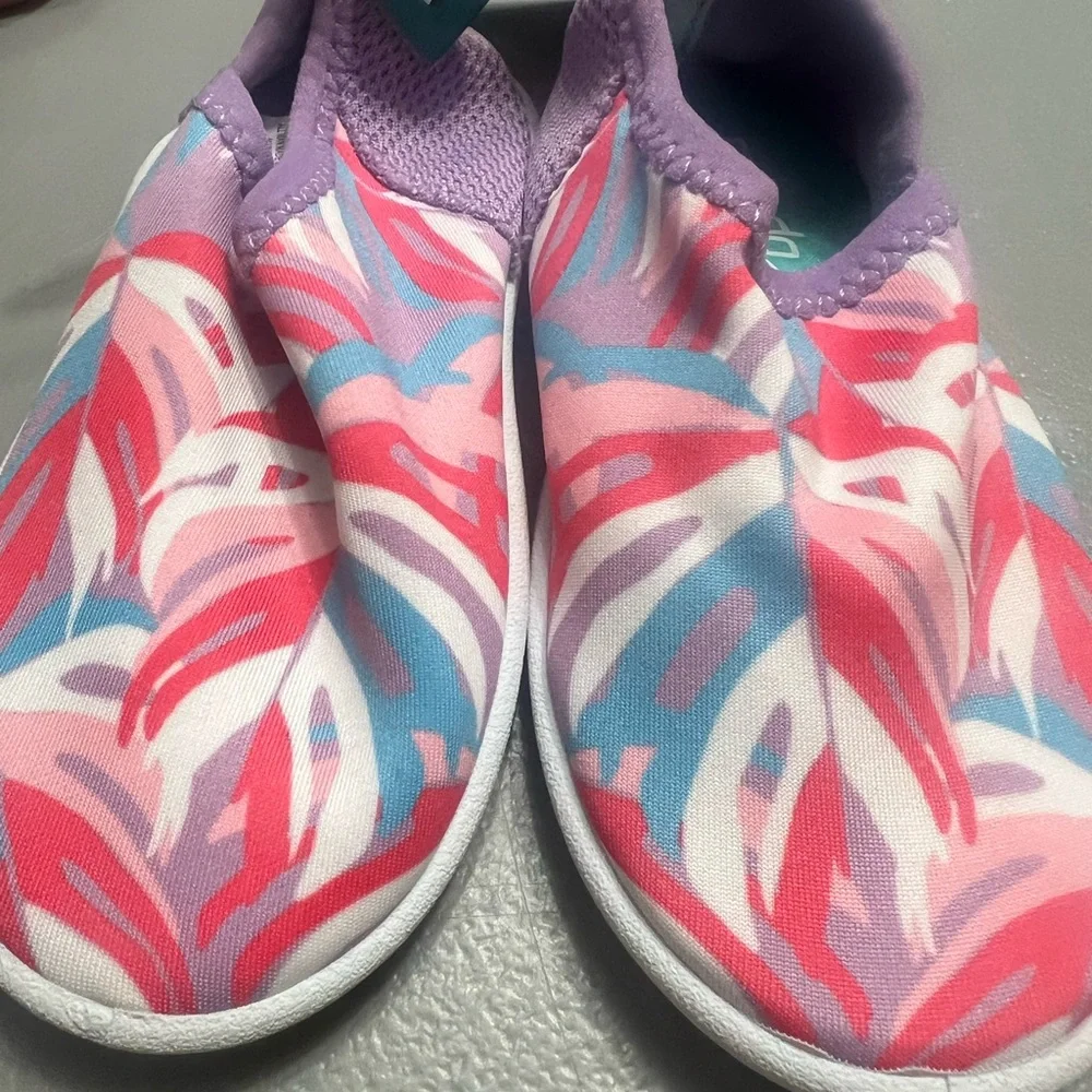 Speedo Girls Toddler Shore Explore Water‎ Shoes Pink Blue And Purple Size 7/8